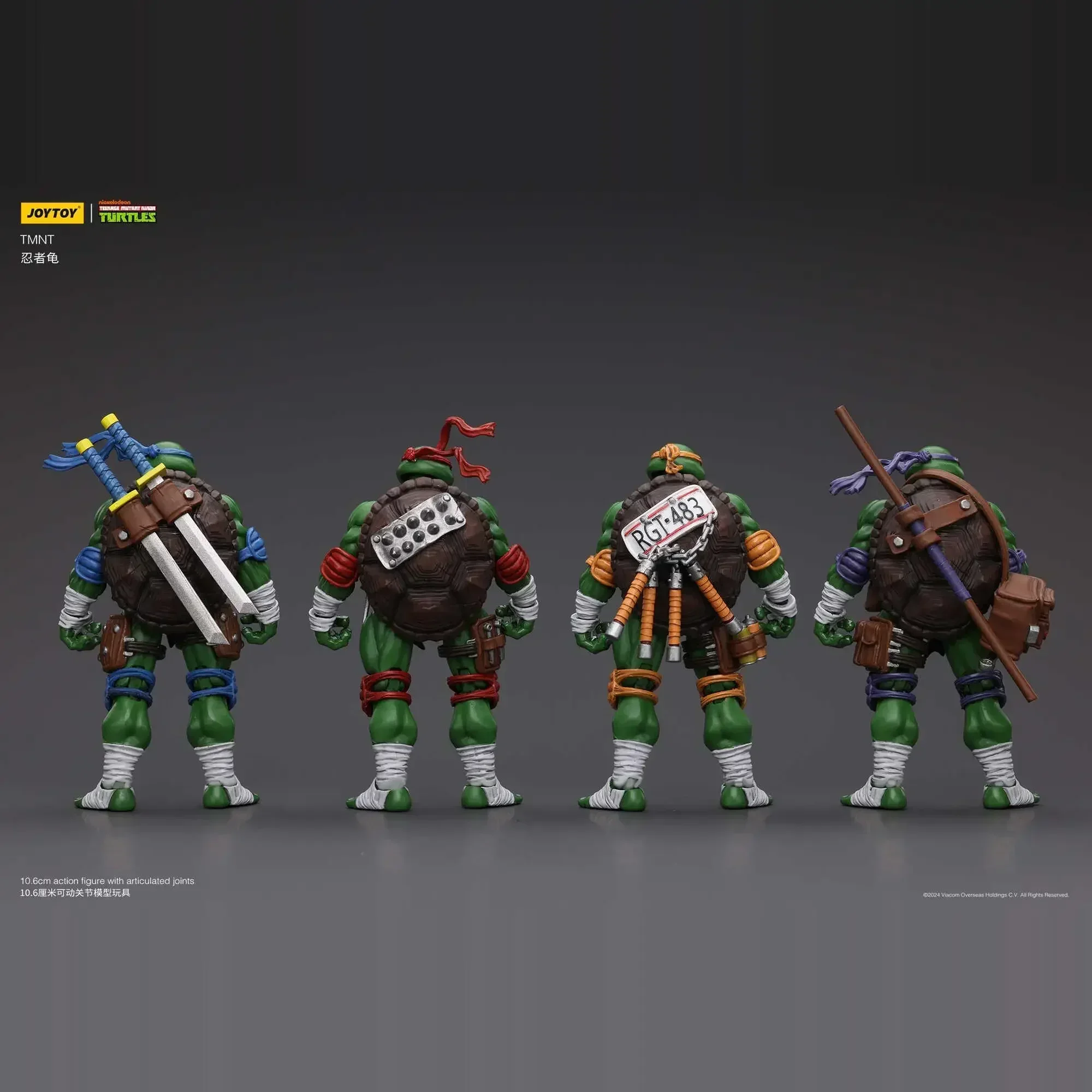 

Фигурки JOYTOY TMNT 1/18 Raphael Leonardo Donatello Michelangelo, 4 шт., модель в подарок с коробкой, в наличии
