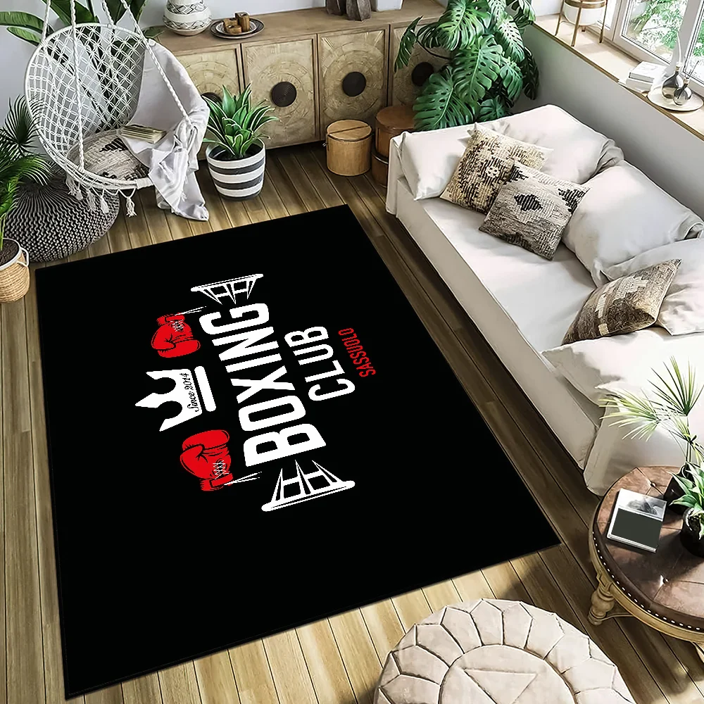 

boxing small carpet Anti-Slip club Kitchen Bedroom Handmade Tufted Rug Carpet Living Room Entrance Decoration