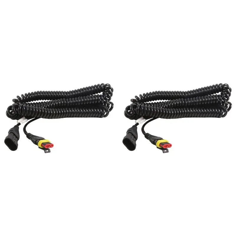 AB56-2X For CNHTC SINOTRUK SITRAK C7H Howo T7 Flat Plug Three Hole Four Way Monitoring Camera Spring Wire AZ962258000171