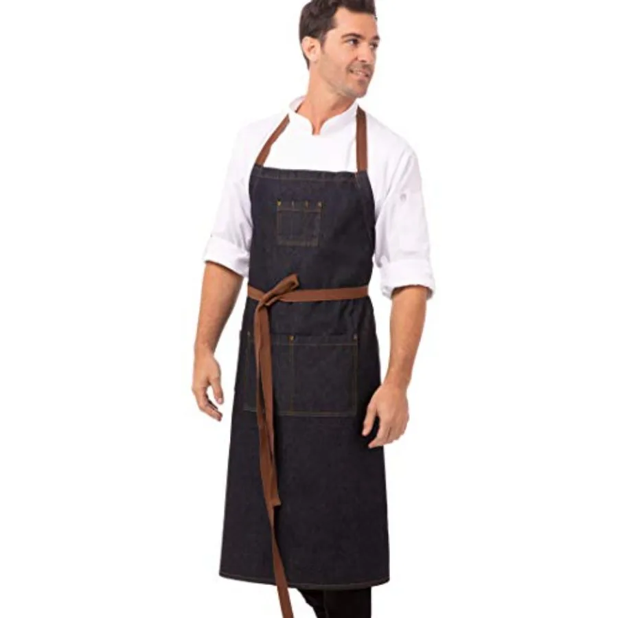 

Unisex Memphis Chefs Bib Apron