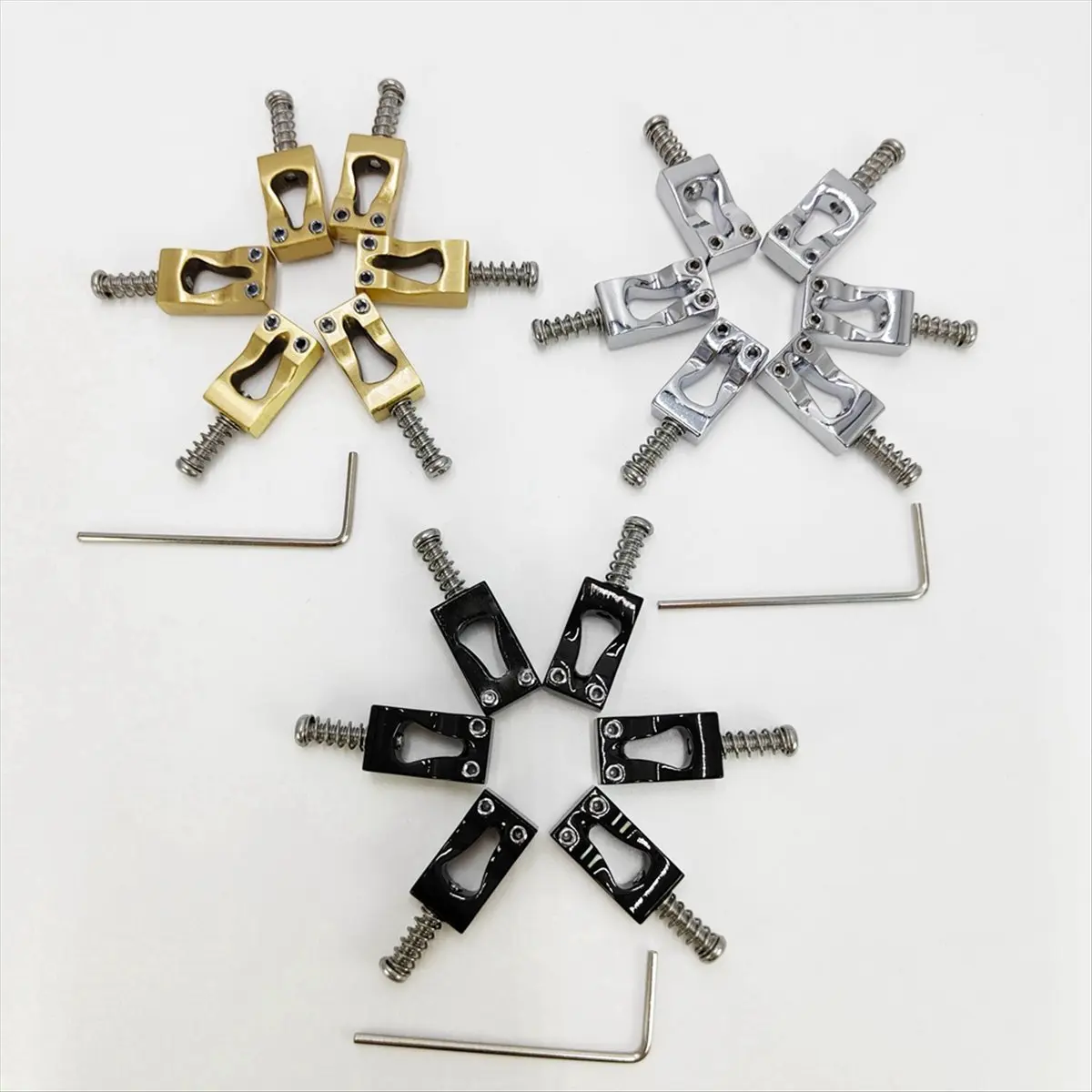 

【BIG-SALE】10.8mm Electric Guitar Gourd Bridge Brass Bridge Saddle Vibrato Bridge Saddle 6-String Guitar Saddle Silver