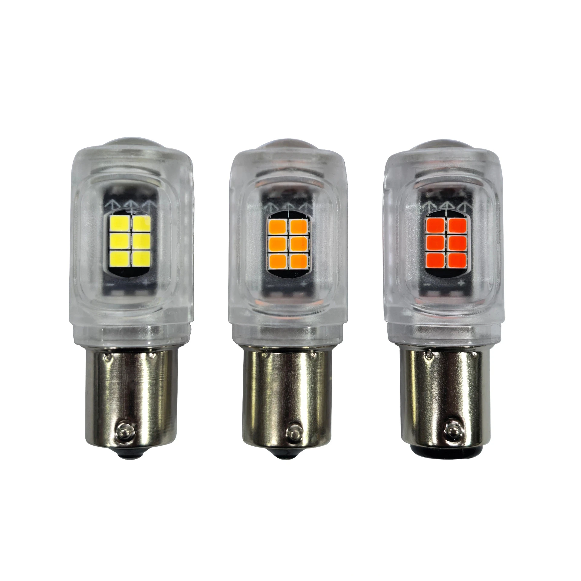 

2Pcs 1157 1156 LED Bulbs Constant/Strobe Flashing Turn Signal Lamp Canbus For Car/Motorcycle Reverse Brake Lamp 12V DRL
