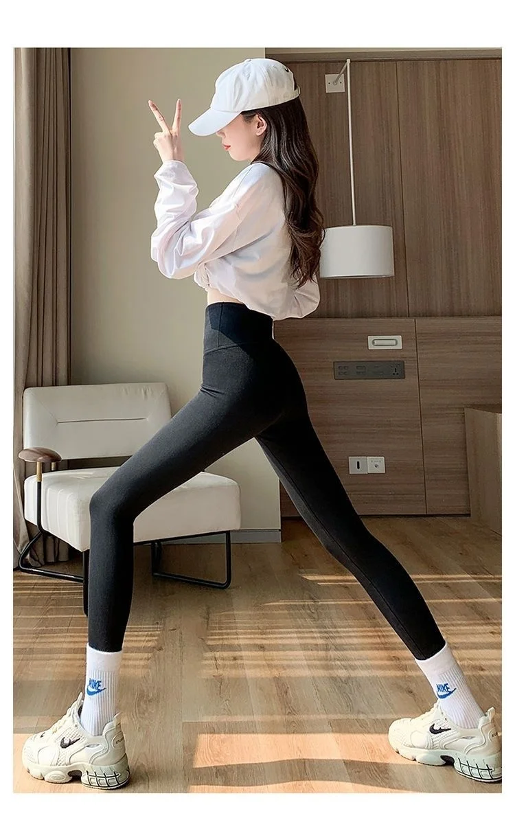 Yoga-Hose für Mädchen, weites Bein, Damen, Braun, Lila, Silber, verlängert, Stretch, drapiert, glatt, Steampunk, Gesäßverdickung, JK Skin Premium