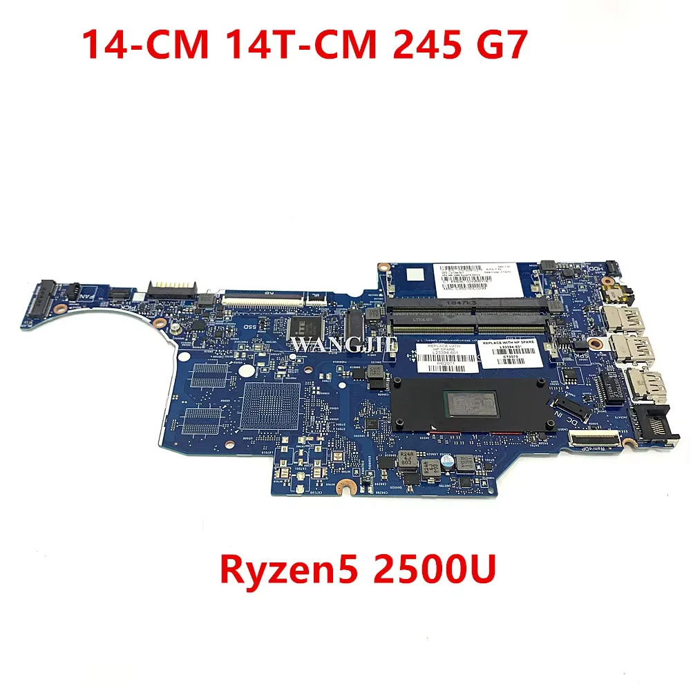 For HP 14-CM 14T-CM 245 G7 Laptop Motherboard TPN-I132 6050A2983601 L23394-601 Ryzen5 2500U 100% Working