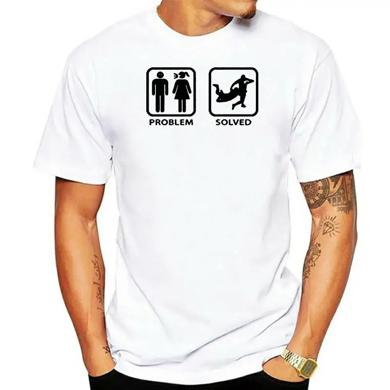 Rugby Problem Solved - Hombre Divertido Camiseta Inglaterra Gales Escocia New Trends Tee Shirt