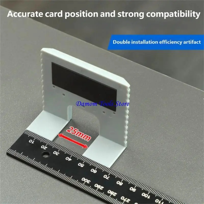 57BE Door Jamb Hinge Jigs Cabinet Door Installation Point Fixed Plate Quick Install Cabinet Door Jamb Tool for Woodworking