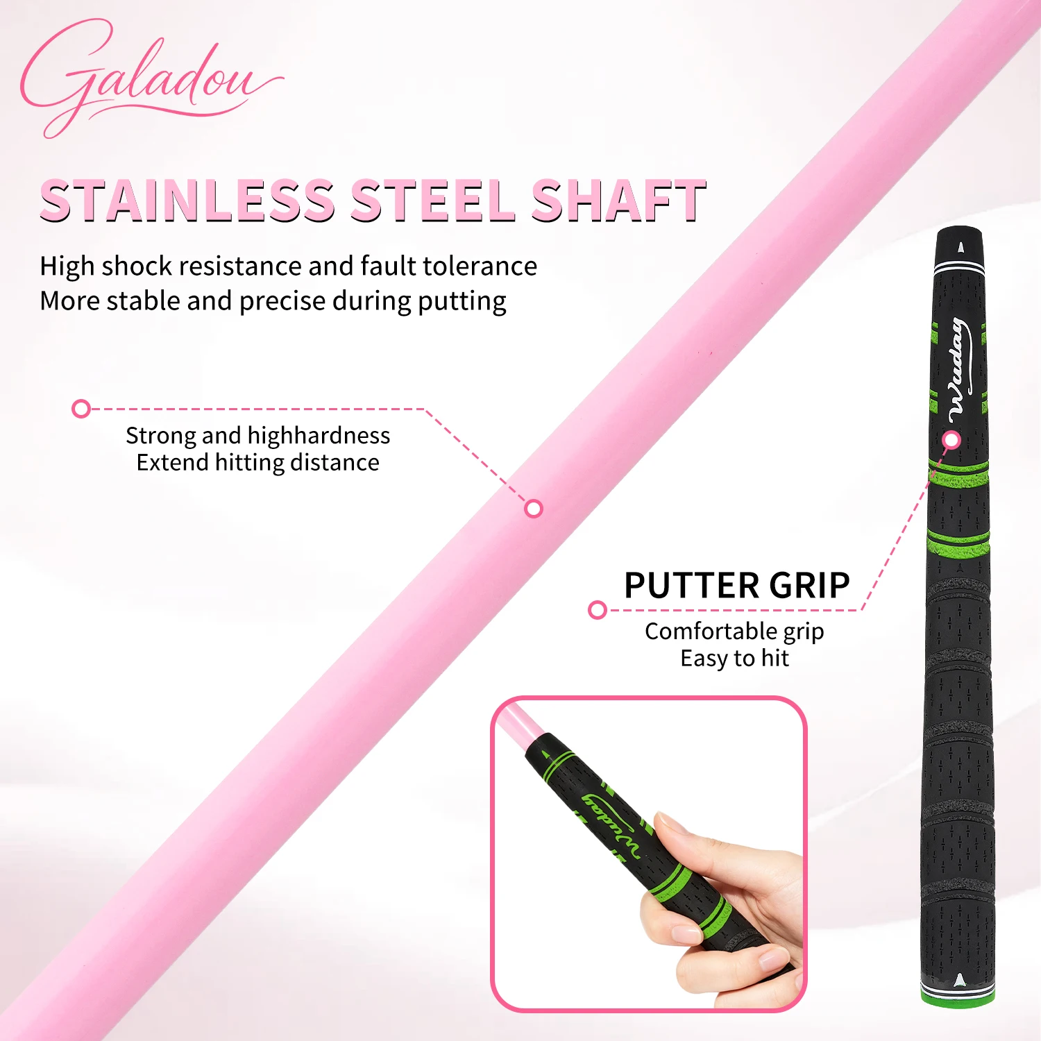 Pink Golf Putter with Blue Put - Golf Equipment Value recension och pris