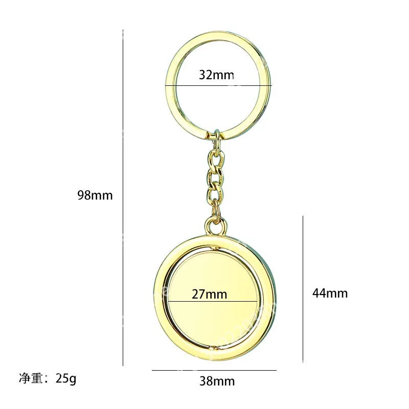 1100-piece pack blank keychains with hang tags-custom logo available-round, square, and oval charms - promotional gift keychains