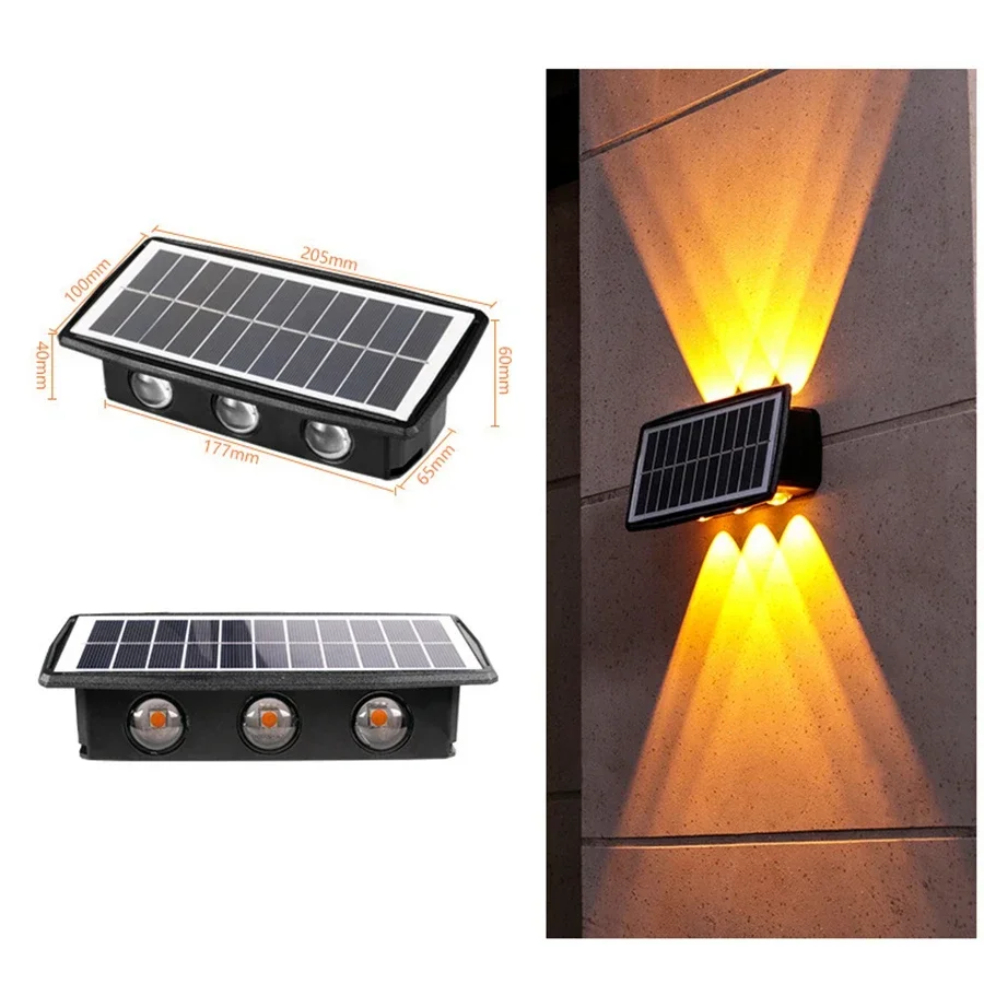 Best Sellers Solar Garden Garden Decorative Lighting Garden Villa Outdoor Solar Wall Lights