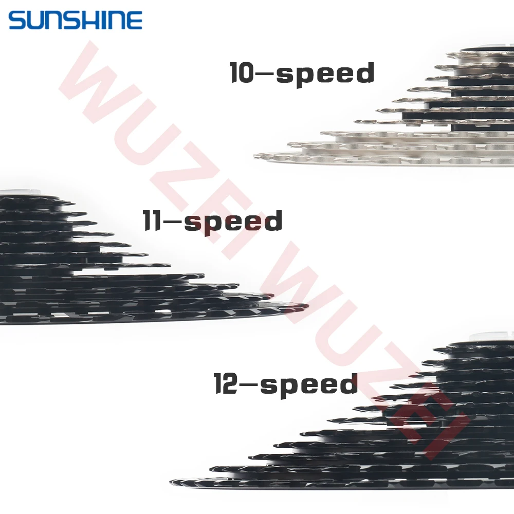 SUNSHINE 10/11/12 Speed 11-46/50/52T Mountain Bike Ultralight Flywheel For Shimano GX M4100 5100 HG MTB Bike Ultralight Cassette