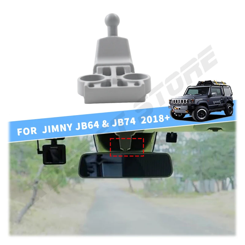 

Jimny Room Rearview Mirror Upward Movement Bracket Shortened Rear View Mirror Mount for Suzuki Jimny JB64 JB74 JC74 2019-2025