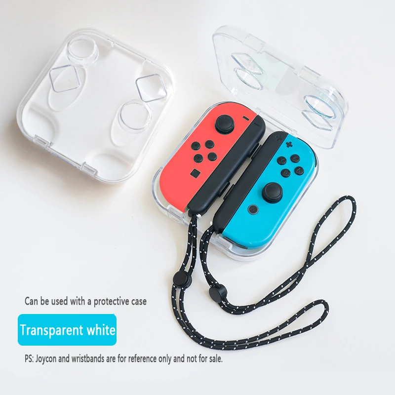 Voor Nintendo Switch Joycon Kleine Handgreep Opbergdoos Joycon Beschermhoes Doos Pc Transparant Kristal Case Ns Game Accessoires