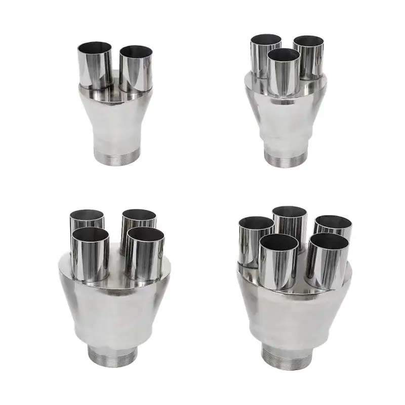 High pressure fan diverter stainless steel tee four-way five-way, vortex fan