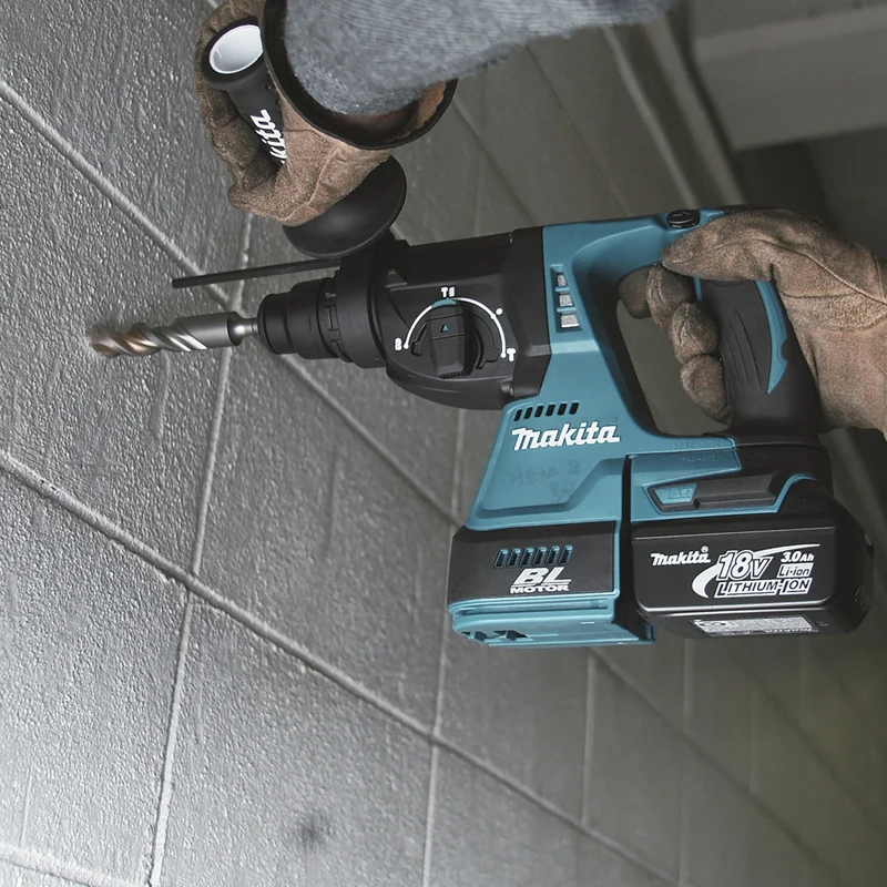 Makita-Outils électriques pour béton à impact énergétique, Brushless SDS Plus, Marteau distant, 2.0J, DHR242, 18V, LXT