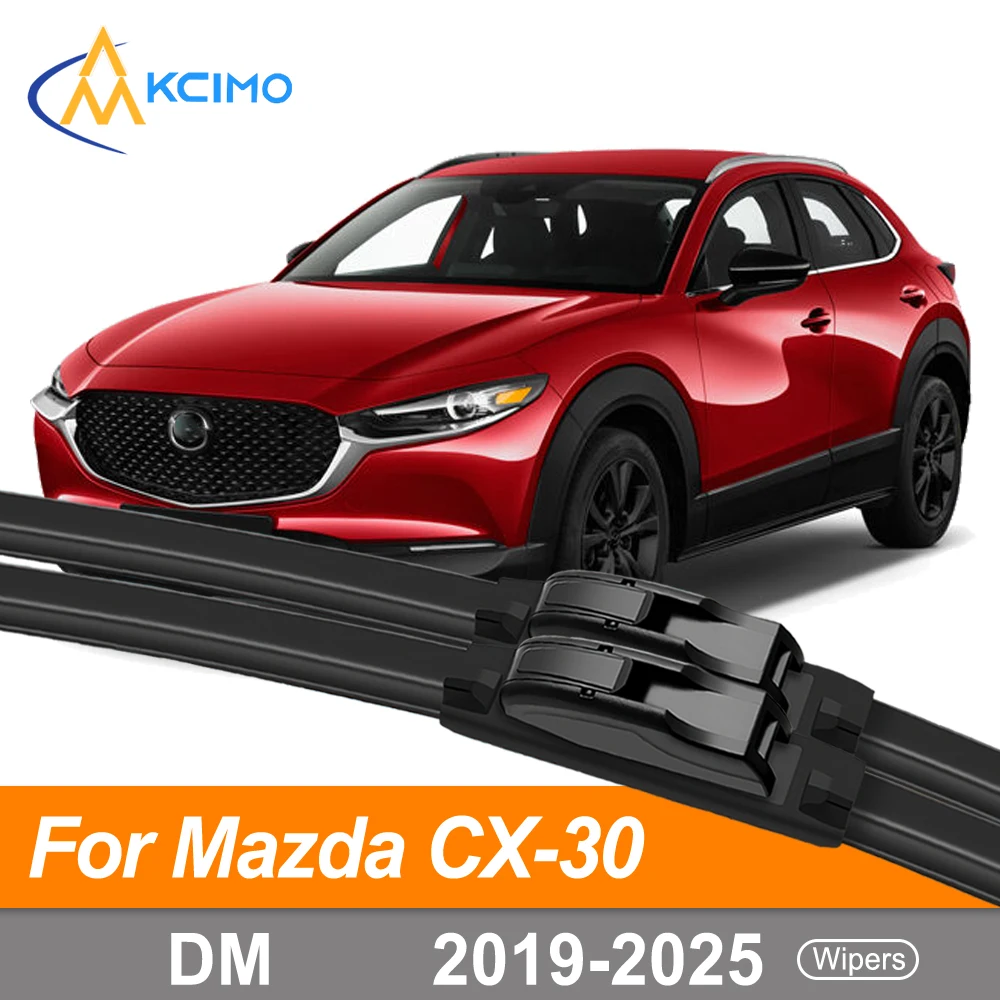 2Pcs/Set Front Windshield Wipers For Mazda CX-30/ DM 2019-2025，Wiper Blades Durable Rubber，Easy Installation for All-Weather