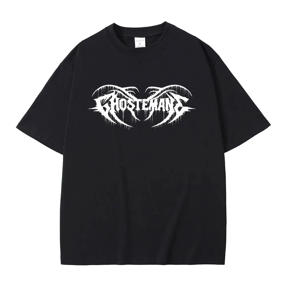 men Ghostemane Graphic Print T Shirt Fashion Hip Hop Metal Rock Gothic T Shirt Streetwear Plus Size T Shirt Women 62447