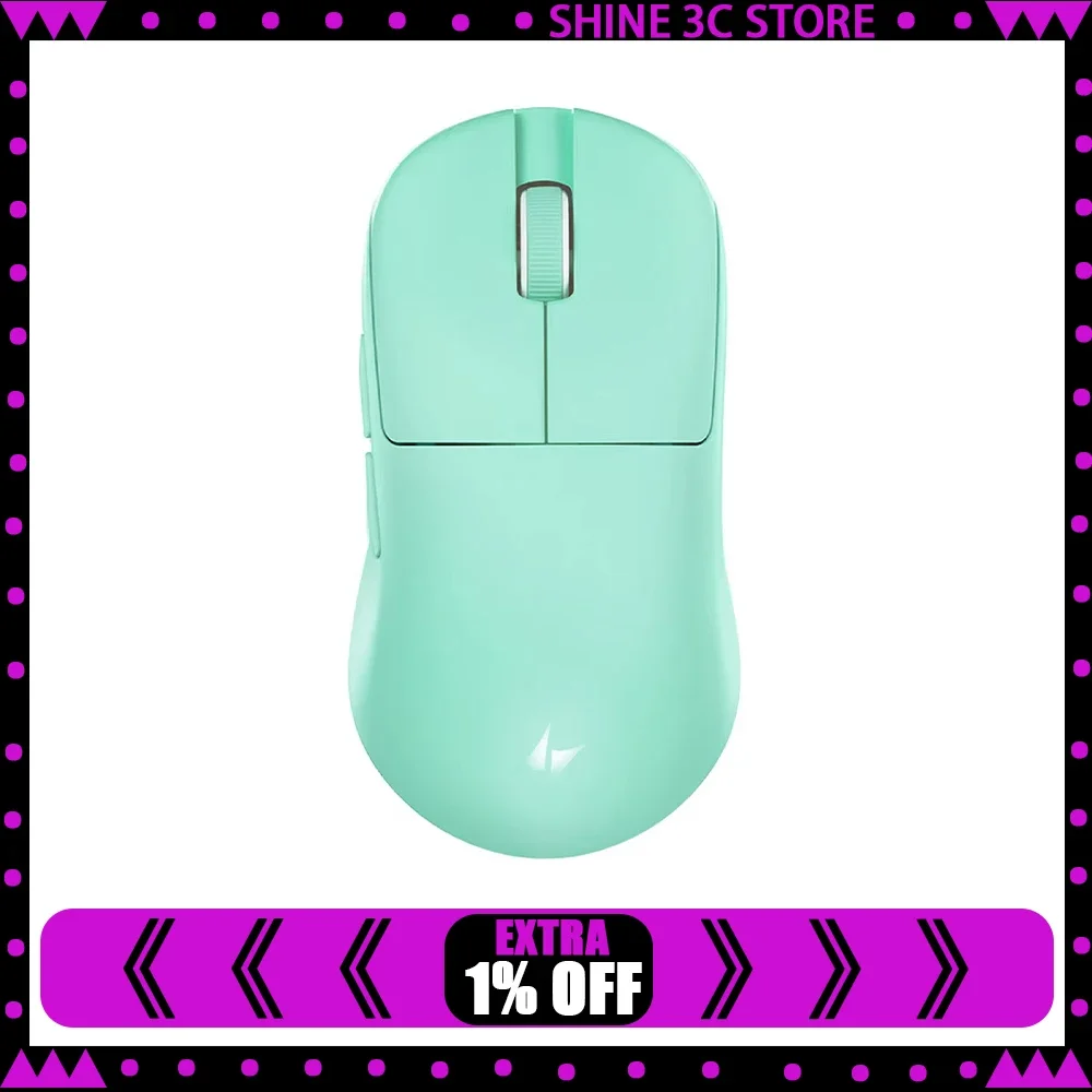 ATK U2 V2 Ultimate Wireless Mouse 3-Mode Paw3950ultra Nordic54l15 45g Lightweight 0.263ms Low Latency 600mah for fps gamer Gifts