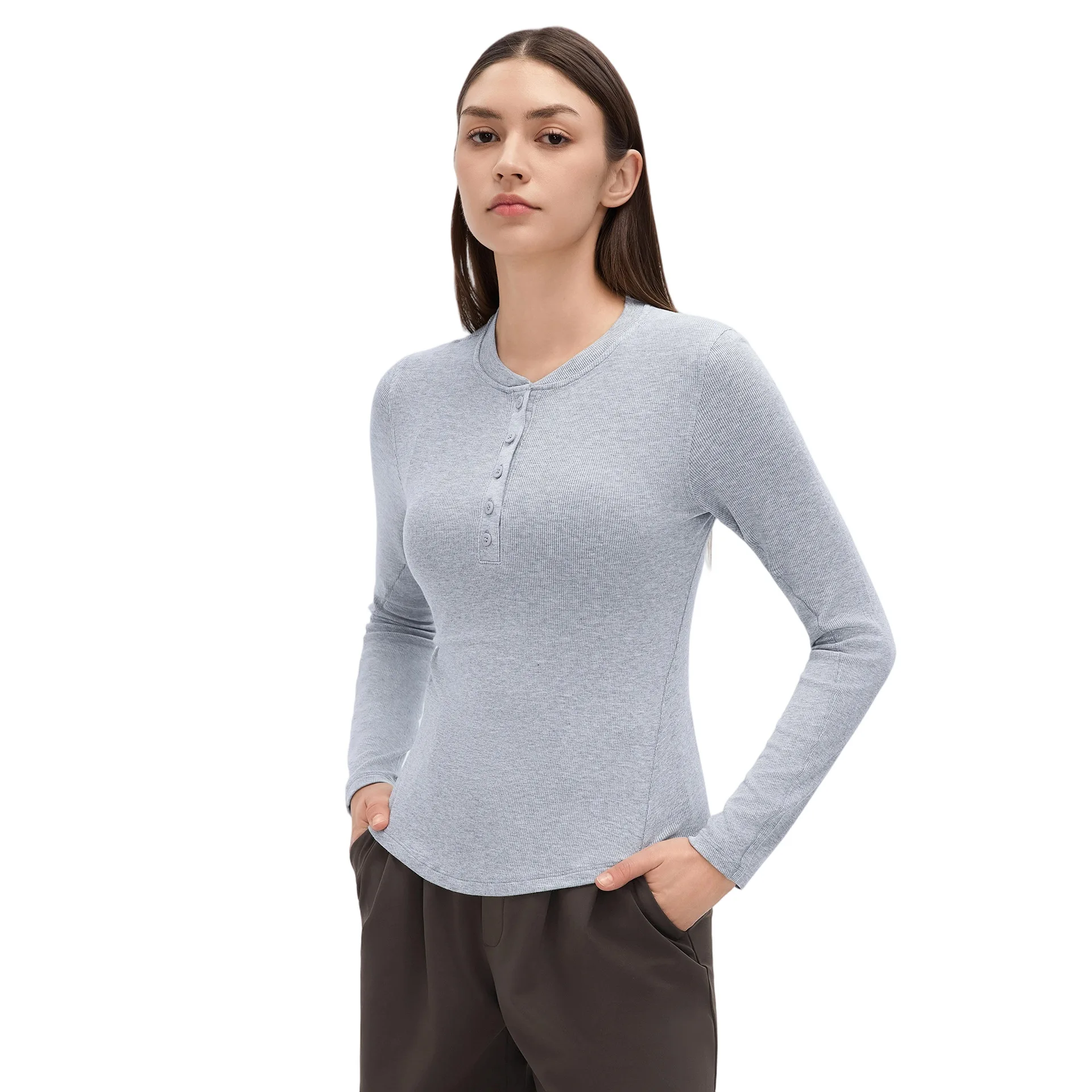Personalized LOGO Customized Women's Modal Sports Yoga Suit Long Sleeve Running Fitness T-Shirt Top
