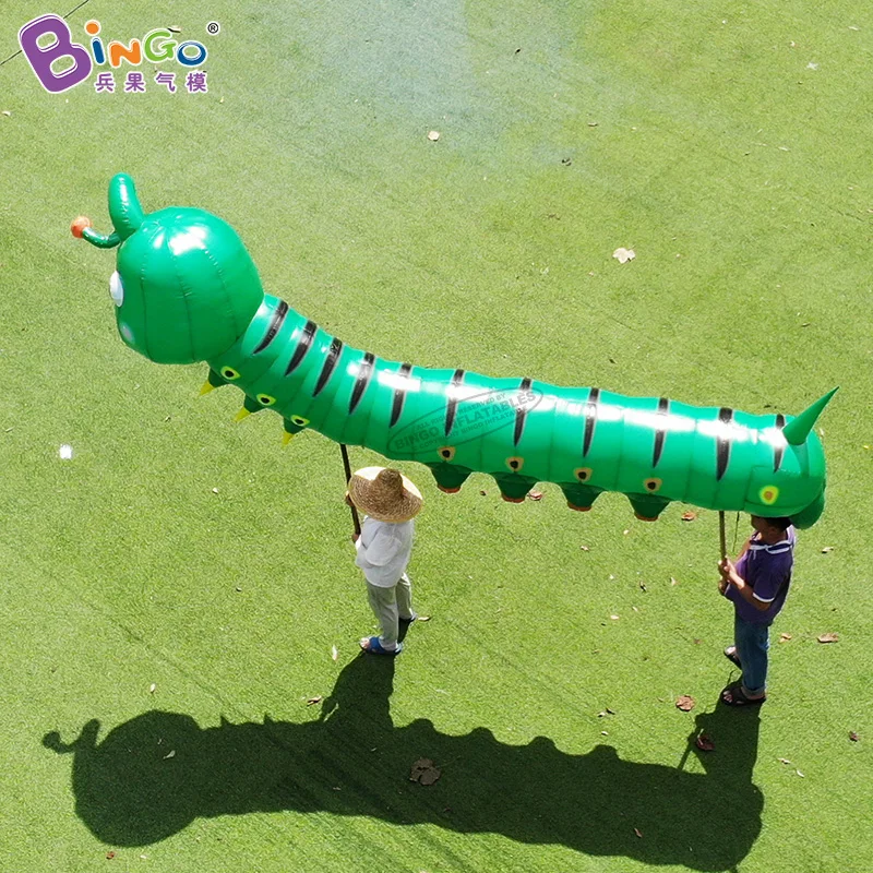 

Adorable Customized Inflatable 13.1ft length Worm Cartoon Model Handheld Style Inflatable Toys For Display-Sale