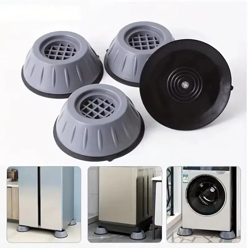 1/24PCS Anti Vibration Feet Pad Rubber Mat Slipstop Silent Universal Washing Machine Refrigerator Furniture Raiser Dampers Stand