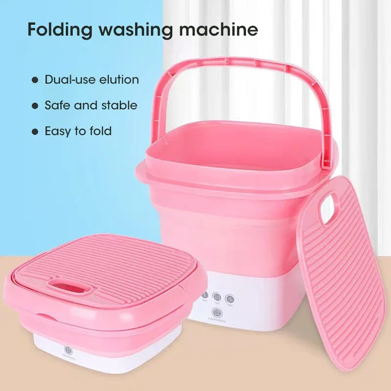 2024 New Washing Machine For Clothes With Dryer Bucket Washing For Socks Underwear Mini Washing Machine With Drying Centrifuge