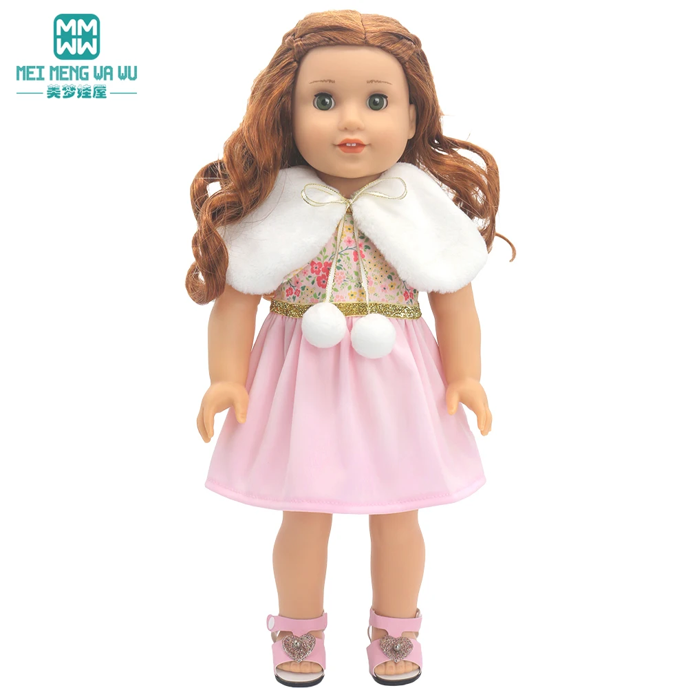 Clothes for doll 43cm American doll and new born Toys Fashion Dresses, Hooded jumpsuit, cardigan strap skirts Girl gifts