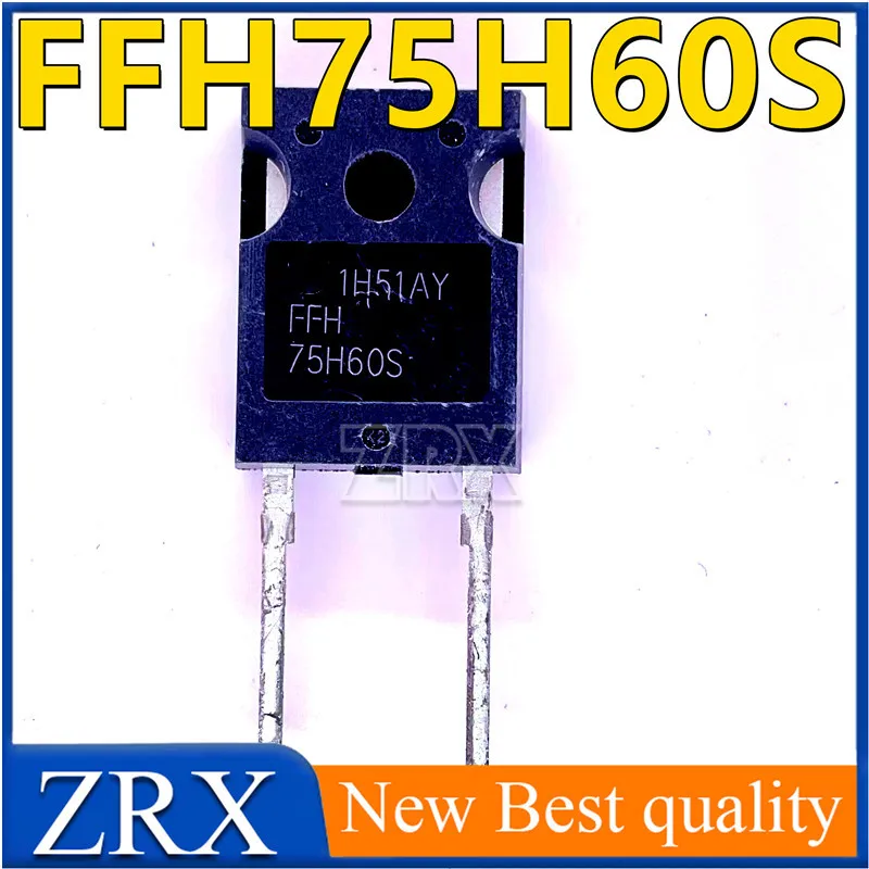 

5Pcs/Lot New FFH75H60S TO-247 Fast Recovery Diode 75A/600V