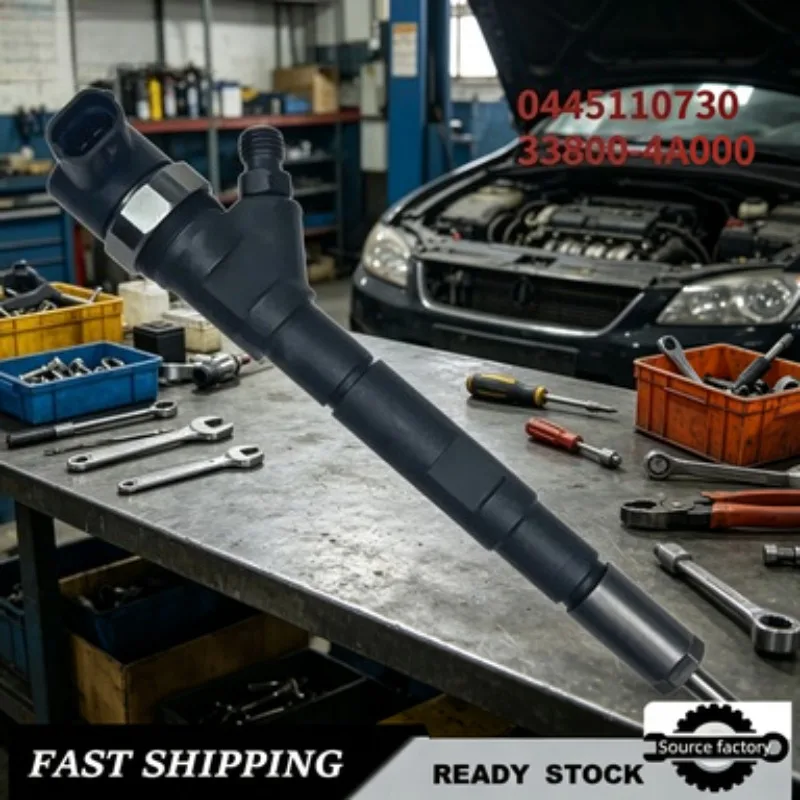 

0445110730 33800-4A000 Diesel Fuel Injector for HYUNDAI H-1/Kia SORENTO 2.5 CRDi-Low Emission Fast Shipping