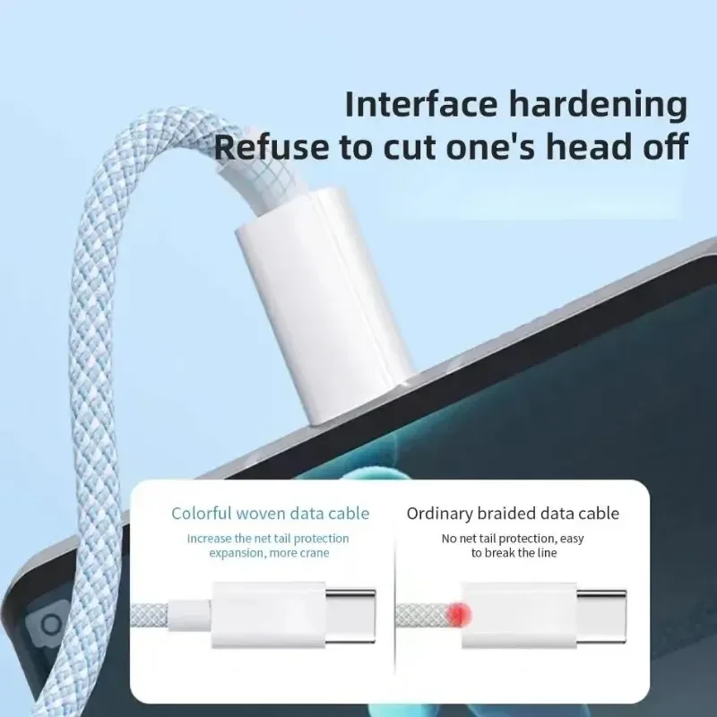 6A 3 In 1 USB Type C Cable 66W Super Fast Charging Cables for Huawei Xiaomi Samsung OPPO Lightning Data Cord for iPhone 1.2/2/3M image 6