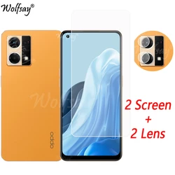 Camera Lens Protector For Oppo Reno 7 4G Screen Protector Tempered Glass For Oppo Reno 7 Reno7 4G Glass For Oppo Reno 7 4G Glass