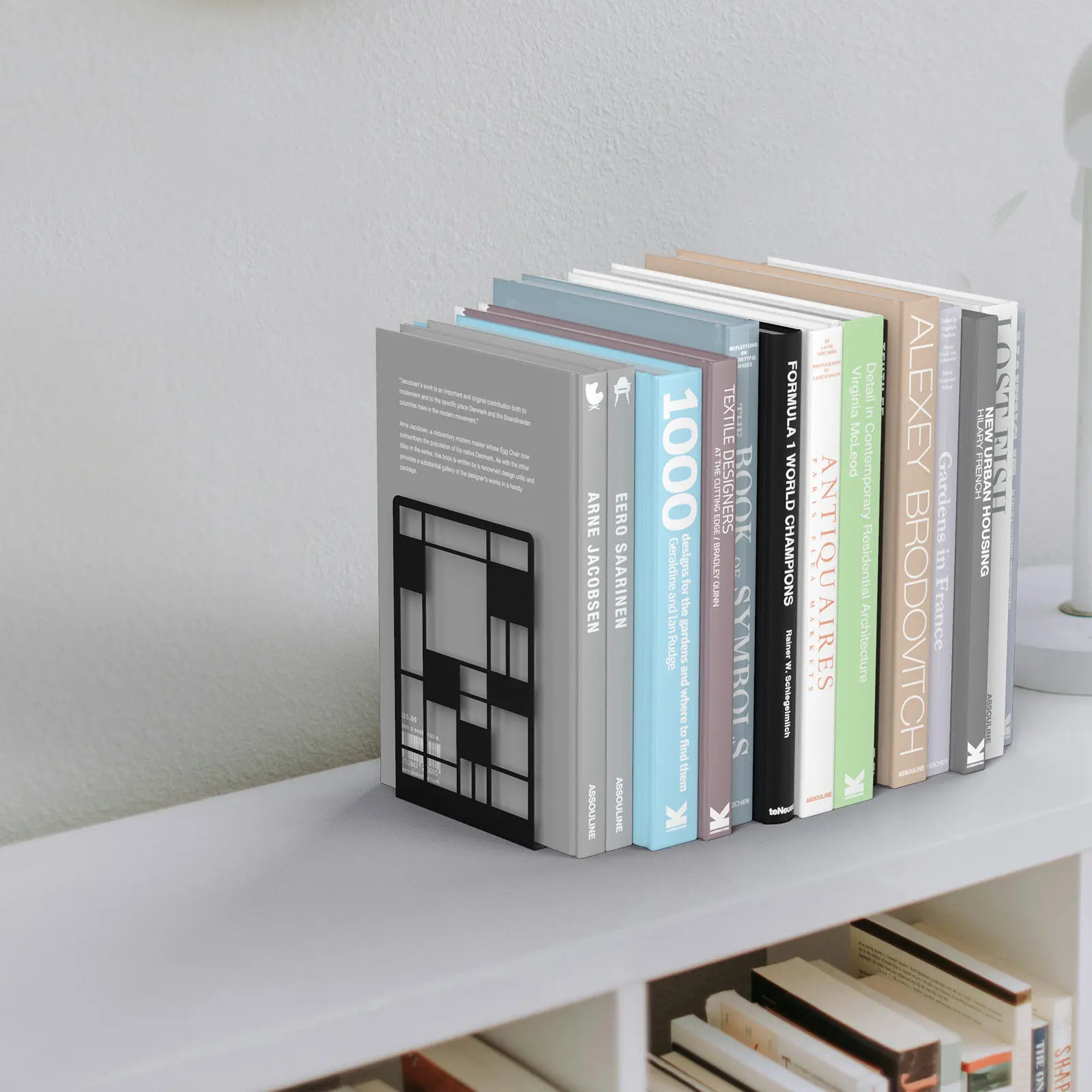 

1 пара металлических подставок для книг, железная конструкция, сверхпрочные держатели для больших книг, нескользящие, регулируемые, черные, элегантные, для офиса