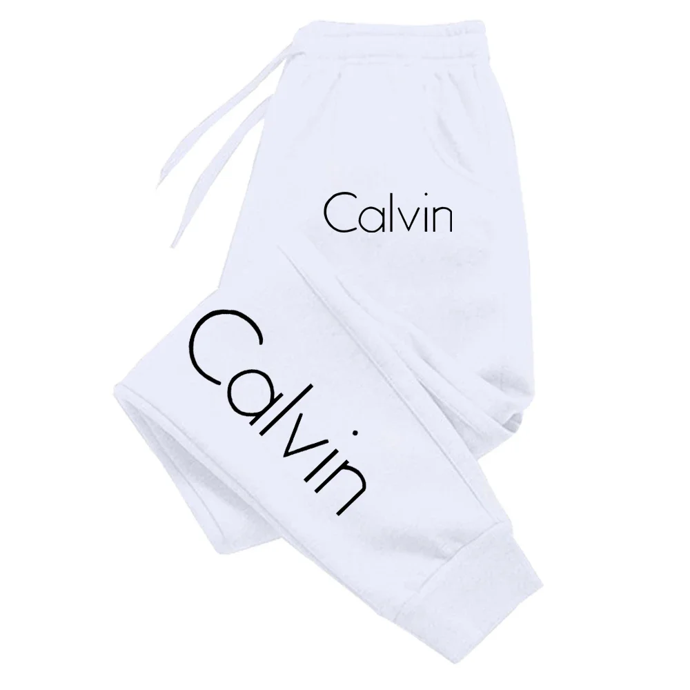 عادية مطبوعة الرياضة تشغيل السراويل الرجال النساء الخريف الرباط السراويل الطويلة اللياقة البدنية الصلبة Sweatpants للجنسين ملابس رياضية #6