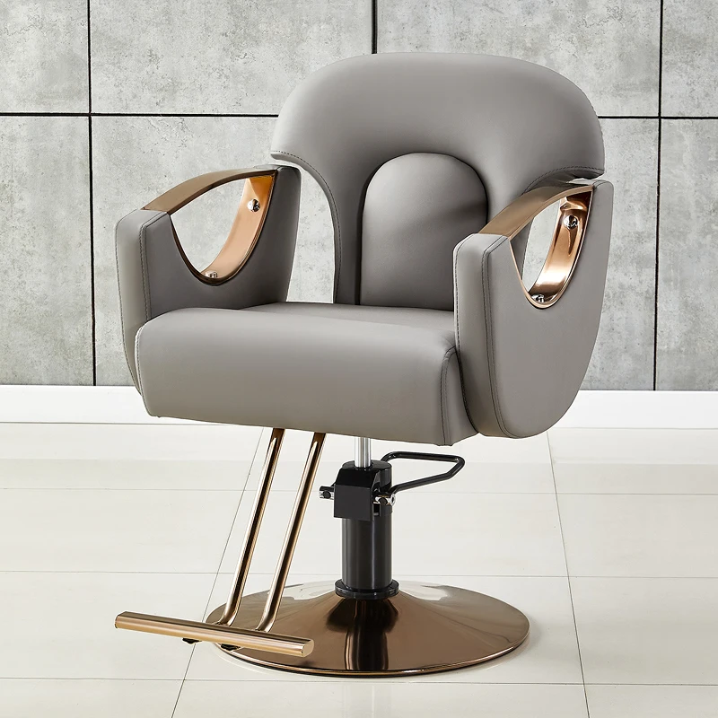 

Swivel Leather Barbers Armchairs Luxury Pedicure Professional Hairdressing Chair Stylist Sillas Barberia Barber Equipment MQ50BC