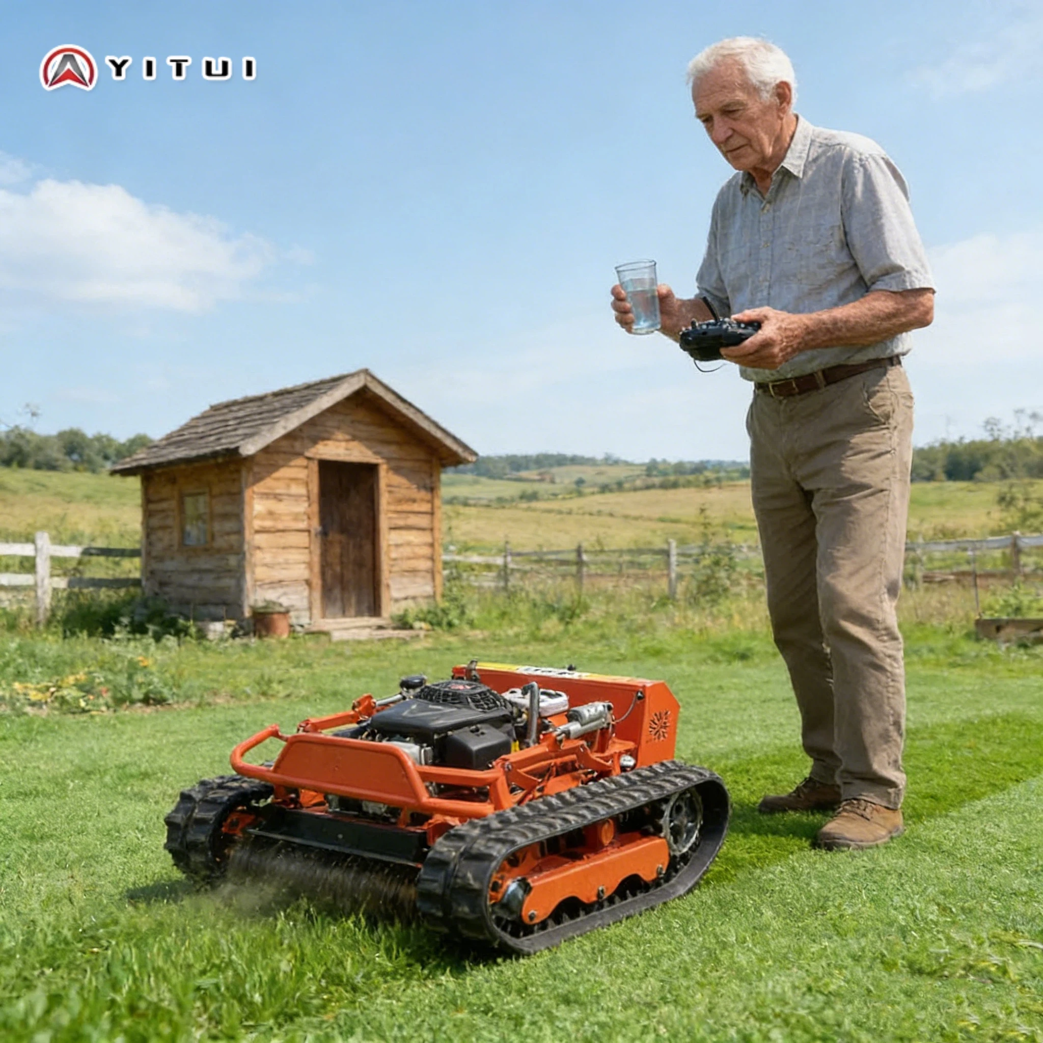 Customized Durable Reliable Lawn Mower High Efficiency Powerful Engine Low Noise Easy Maintenance CE EPA Certified