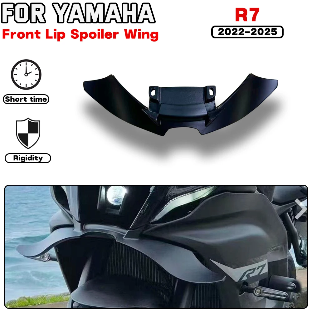 

For YAMAHA R7 2022 2023 2024 2025 Front lip spoiler wing fairing Downforce Front Aerodynamics Motorcycle accessories