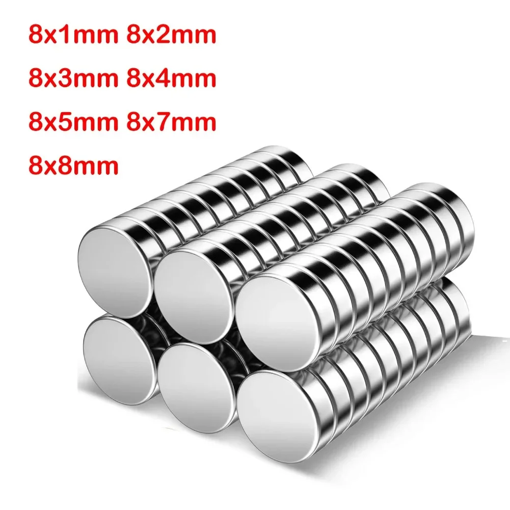 

20-50 PCS Small Strong Neodymiumi Magnets Refrigerator Rare Earth Neodymium Magnet Disc Magnet for Crafts Whiteboard Kitchen