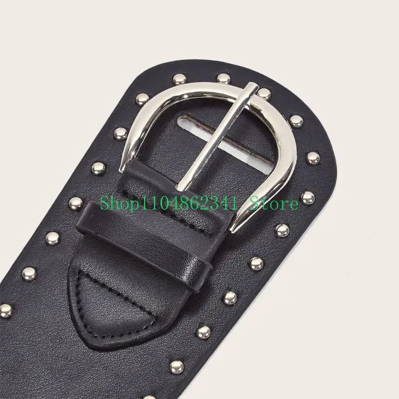 5ASD حزام الخصر للسيدات من المألوف بوشر بانك بانك سدودة حزام زخرفي