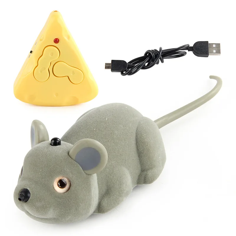 RC Animals - Interactive and Smart Red Infrared Electric Simulated Crawling Mouse Funny Toy