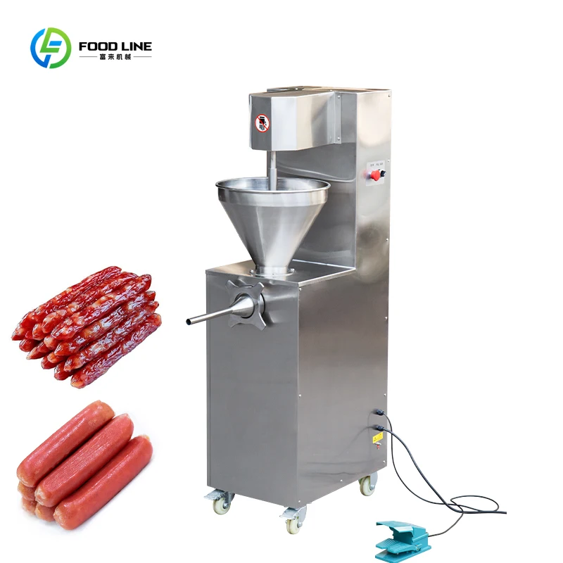 

Commercial Electric Sausage Maker Auto Stuffer Machine Salami Bratwurst Filler Professional Sausage Stuffing Tools