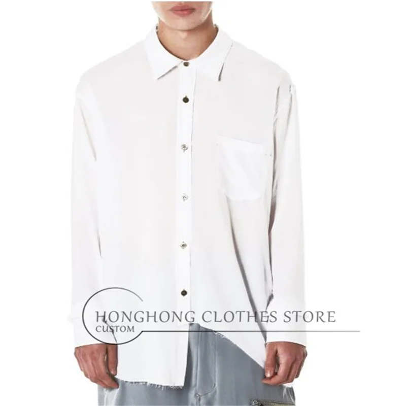 2026New design white cotton and linen shirt - high-quality custom-sized semi-transparent blouse view 5