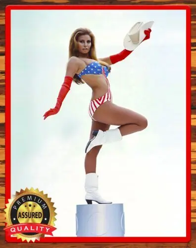 Raquel Welch - American Cowgirl - Metal Sign