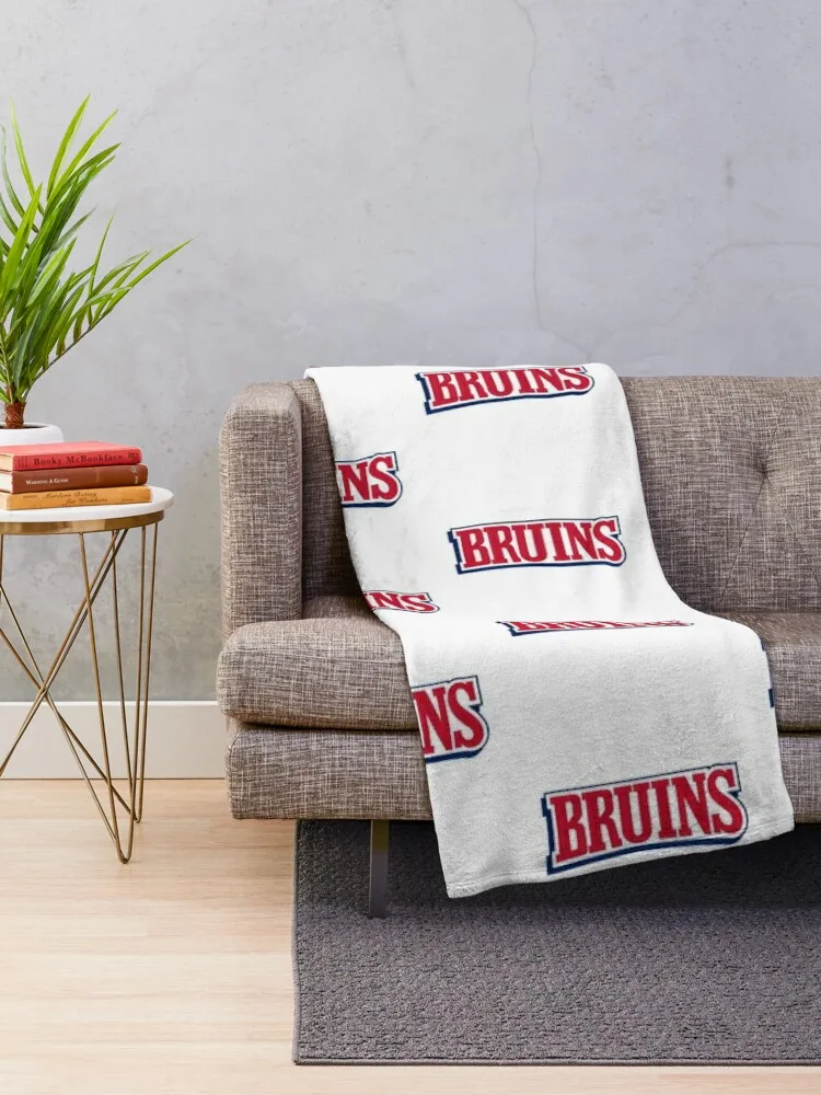 The Belmont Bruins Logo Throw Blanket manga Thermal Picnic Designers Blankets