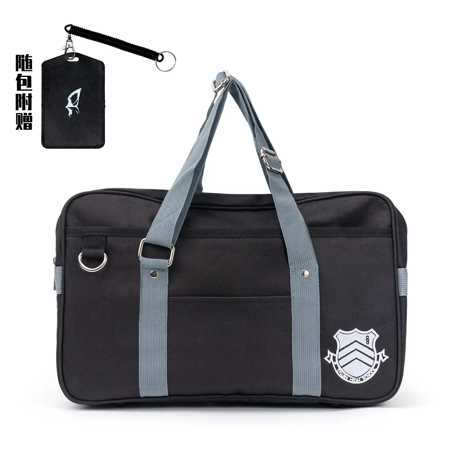 Persona 5 P5 Syujin Gakuen High School Jk Bag Student Bookbag Anime Uniform Oxford Shoulder Bag Halloween Cosplay Messenger Bag