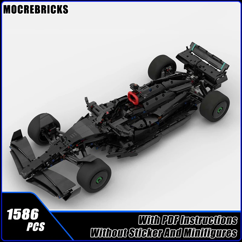 Technology New Ideas Sport Supercar Model MOC-185849 F1 W14 Racing Car Custumized Building Blocks Model Kid's Bricks Toys Gifts