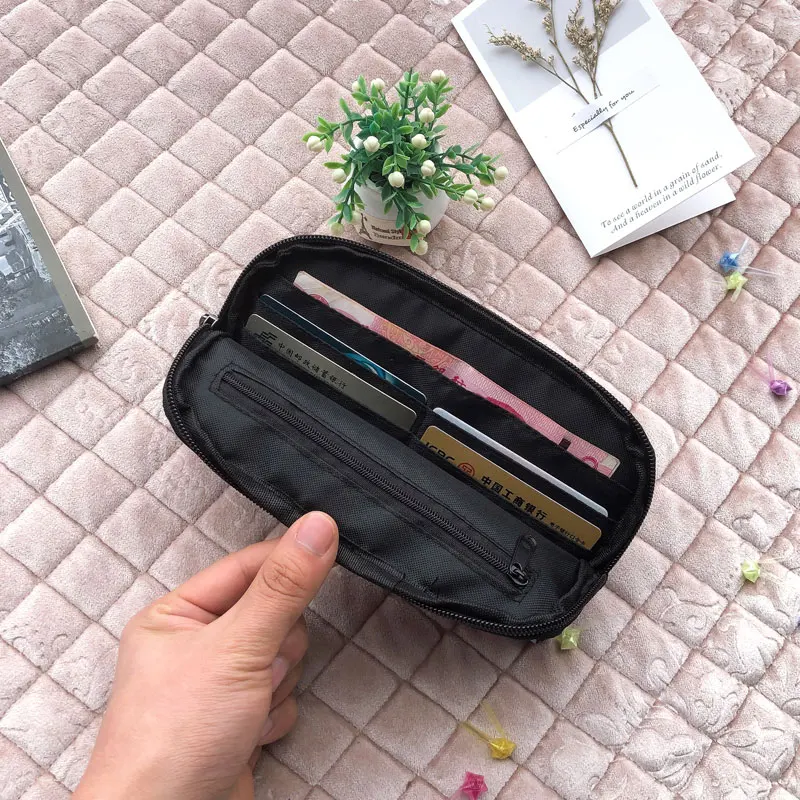 Kawaii čivava / anglický anglický buldok tisk devizy měšec ženy muži legitimace karta držák dlouhé wallets pro cestovní ležérní devizy devizy brašna dárky