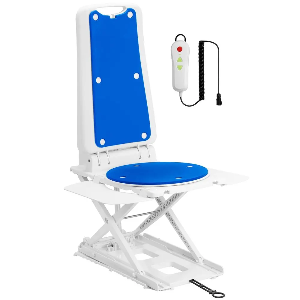 Chair Lift for Elderly amp IPX8 Waterproof Bath Lift for Tub, Foldable, 308 lbs Capacity, Remote Control, Height Adjustable17.2