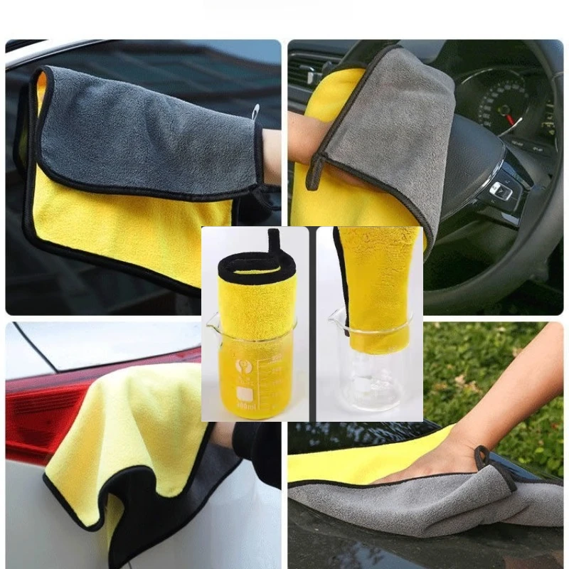 

Новое полотенце из микрофибры для мытья автомобиля, 4 размера, чистящая ткань для сушки, сушильное полотенце, уход за автомобилем, детализация, принадлежности для полотенец для мытья автомобиля, 10 шт.