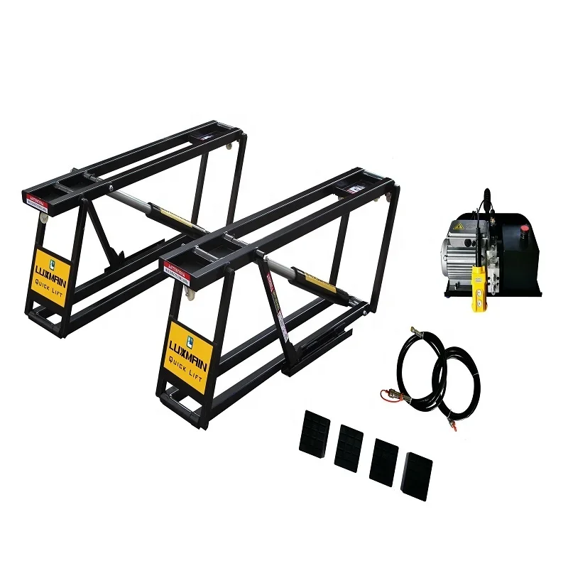 7700lbs split type low profile mobile scissor lift quick lift portable car lits car hydraulic jack car ramps