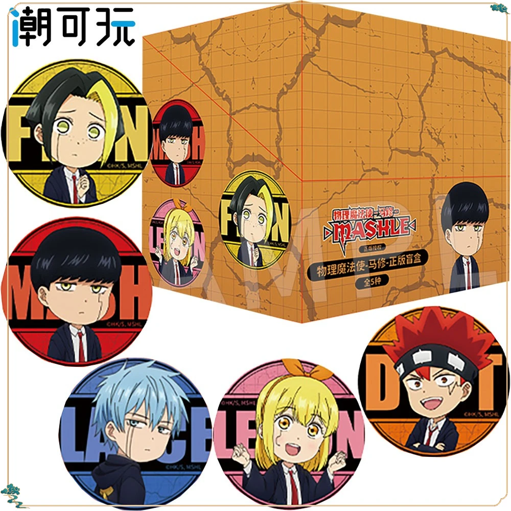 

New Genuine Mashle: Magic and Muscles Peripheral Characters Badge Student Personality Creative Brooch Backpack Accessories Gifts