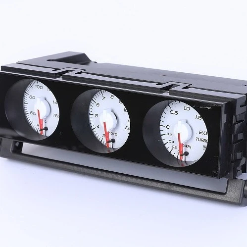 DIN Gauge Car Tuning Gauge Kit Water Temp Oil Temp Oil Pressure Turbo Pressure Exhaust Temp Meter